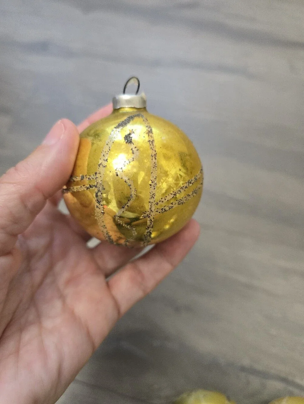 Vintage Glass Christmas Ornaments Lot Of 8